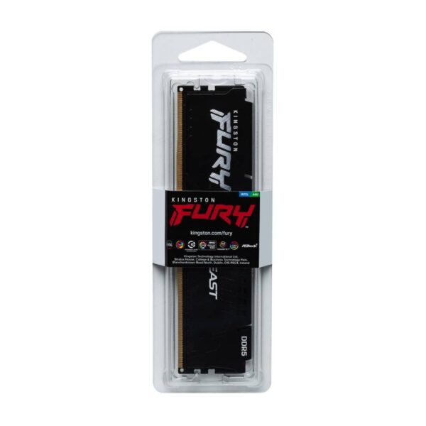 Memoria RAM Kingston Fury Beast 8GB 5200MHz DDR5 CL36 - Imagen 3