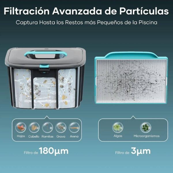 Robot Limpiapiscinas Inalámbrico Aiper Scuba E1 - Imagen 7