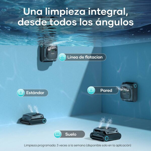 Robot Limpiapiscinas Inalámbrico Aiper Scuba X1 - Imagen 6