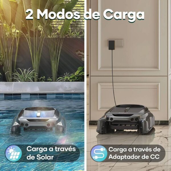 Robot Saca Hojas para Piscina Inalámbrico Aiper Surfer S1 - Imagen 4