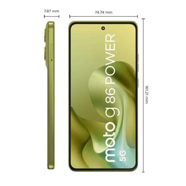 Celular Motorola Moto G86 Power 8+256GB Verde - Imagen 3
