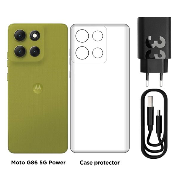 Celular Motorola Moto G86 Power 8+256GB Verde - Imagen 4