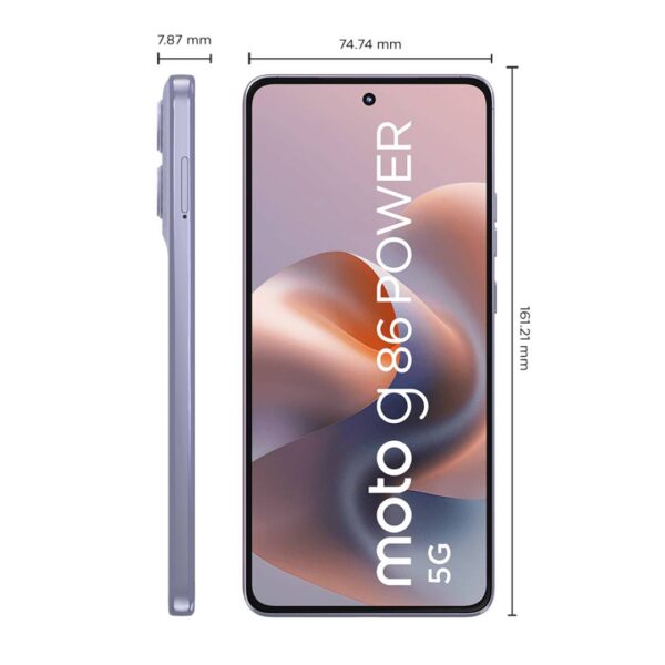 Celular Motorola Moto G86 Power 8+256GB Lila - Imagen 4