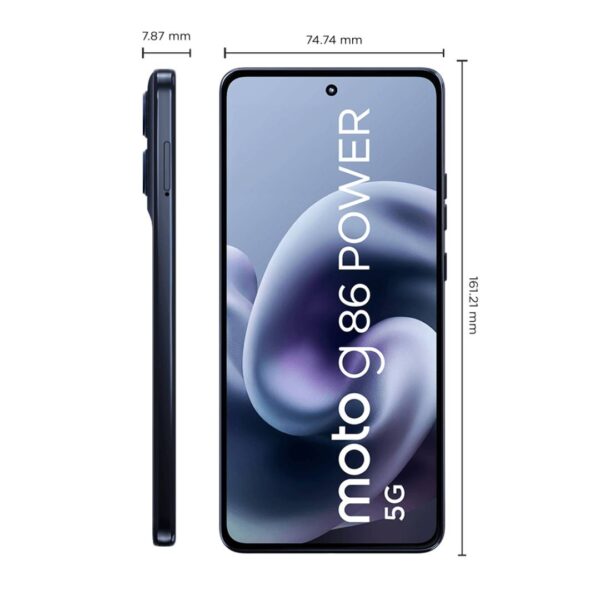 Celular Motorola Moto G86 Power 8+256GB Azul - Imagen 2
