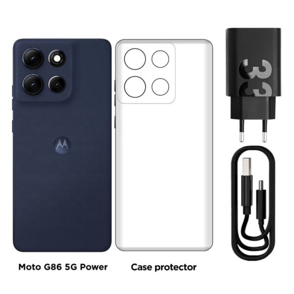 Celular Motorola Moto G86 Power 8+256GB Azul - Imagen 3