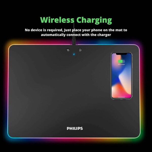 Mousepad Philips SPL7504 RGB USB - Imagen 3