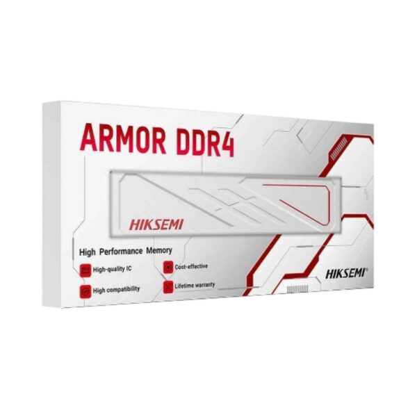 Memoria RAM Hiksemi Armor White 8GB 3200MHz DDR4 - Imagen 3