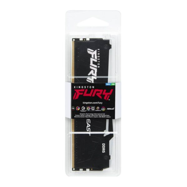 Memoria RAM Kingston Fury Beast RGB 8GB 5600MTs DDR5 CL36 - Imagen 4