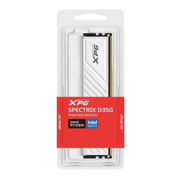 Memoria RAM XPG Spectrix D35g RGB DDR4 3200MHz 8GB Blanco - Imagen 3