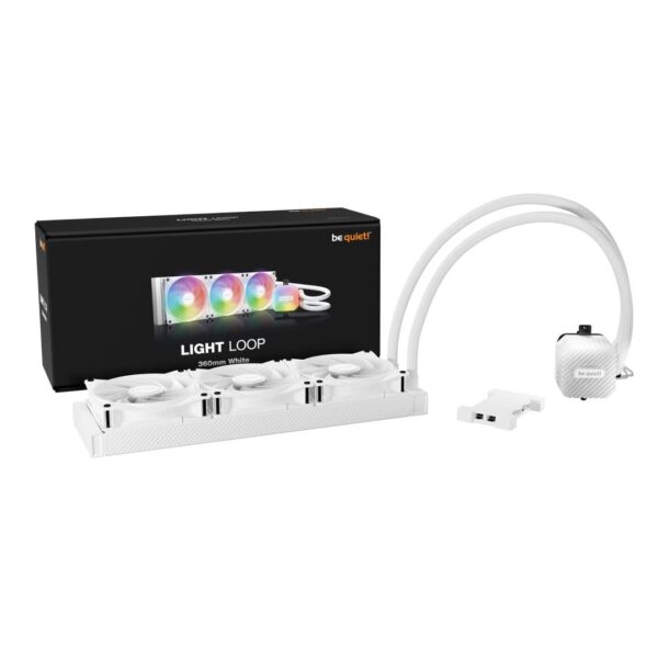 (PREVENTA) Refrigeracion Liquida be quiet! LIGHT LOOP 360mm White - Imagen 5