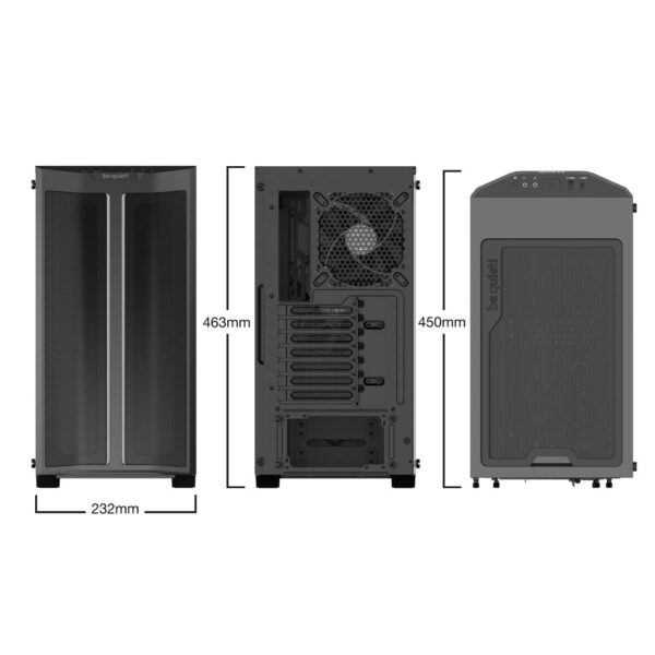 (PREVENTA) Gabinete be quiet! PURE BASE 500DX Black - Imagen 2