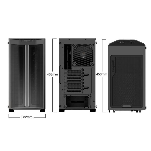 (PREVENTA) Gabinete be quiet! PURE BASE 500FX Black - Imagen 2