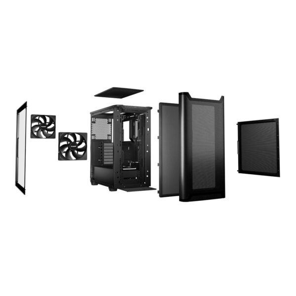 (PREVENTA) Gabinete be quiet! PURE BASE 501 Airflow Window Black - Imagen 4