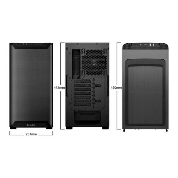 (PREVENTA) Gabinete be quiet! PURE BASE 501 Airflow Window Black - Imagen 2