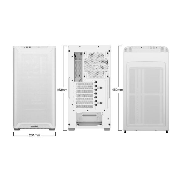 (PREVENTA) Gabinete be quiet! PURE BASE 501 Airflow Window White - Imagen 2
