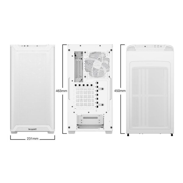 (PREVENTA) Gabinete be quiet! PURE BASE 501 LX White - Imagen 2