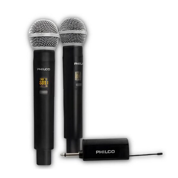 Kit Micrófonos Inalámbricos Philco UHF WM-314 HIFI Edition - Imagen 4