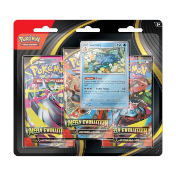 Pokémon TCG: MegaEvolution 3-Pack Blister Español