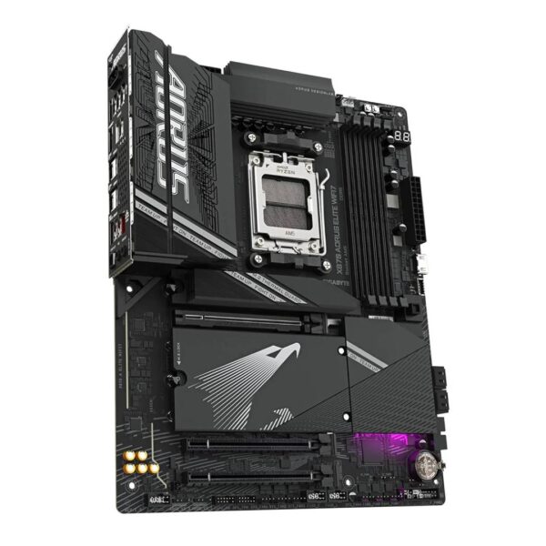 Placa Madre X870 Aorus ELITE WIFI 7, AM5, DDR5, M.2 5.0, ATX - Imagen 3