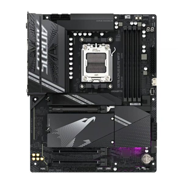 Placa Madre X870 Aorus ELITE WIFI 7, AM5, DDR5, M.2 5.0, ATX - Imagen 2