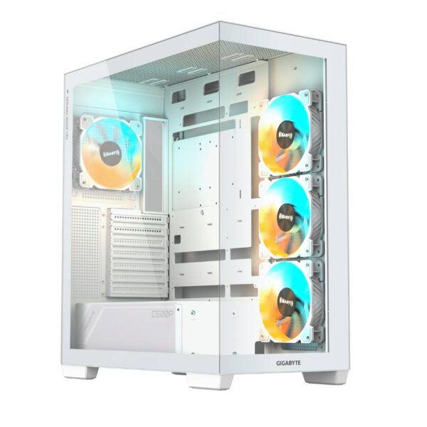 Gabinete Gigabyte C500 Panoramic Vidrio Templado ATX Blanco