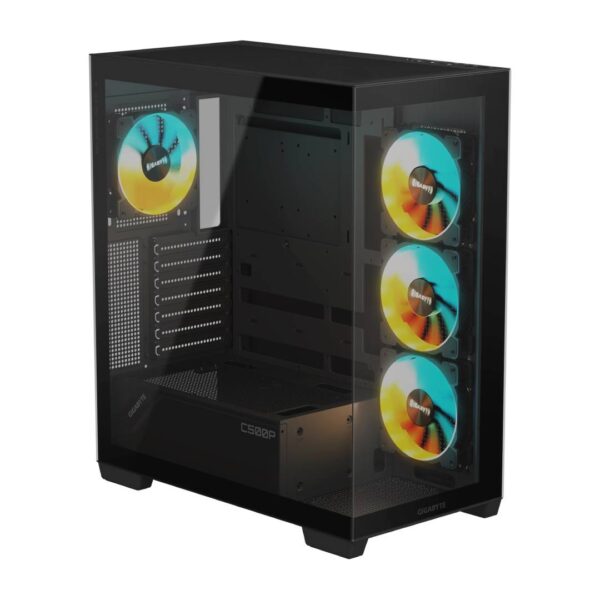 Gabinete Gigabyte C500 Panoramic Vidrio Templado ATX Negro - Imagen 2