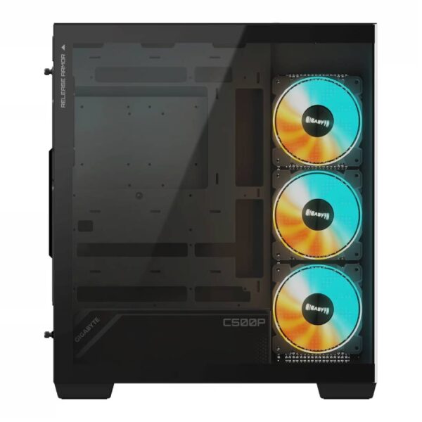 Gabinete Gigabyte C500 Panoramic Vidrio Templado ATX Negro - Imagen 3