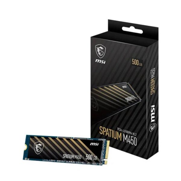 Disco Duro SSD M.2 MSI Spatium M450 PCle 4.0 500 GB - Imagen 2