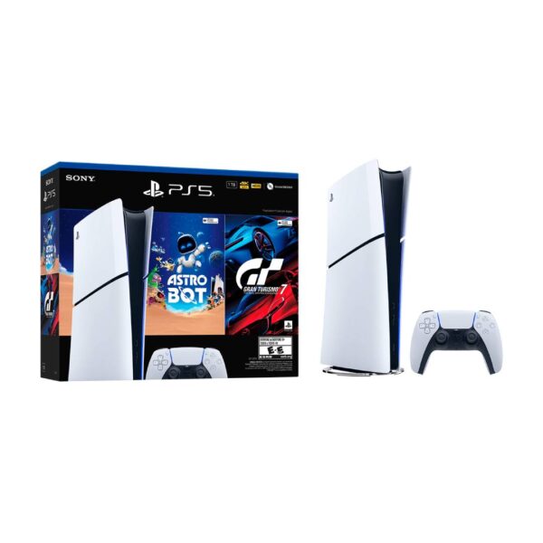 Consola PS5 Slim Digital + Astro Bot + GT7 Limited Edition