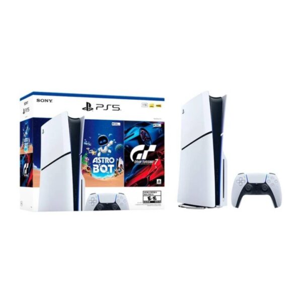 Consola PS5 Slim con Disco + Astro Bot + GT7 Limited Edition