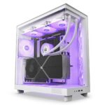 Gabinete NZXT H6 Flow RGB ATX Dual-Chamber Blanco