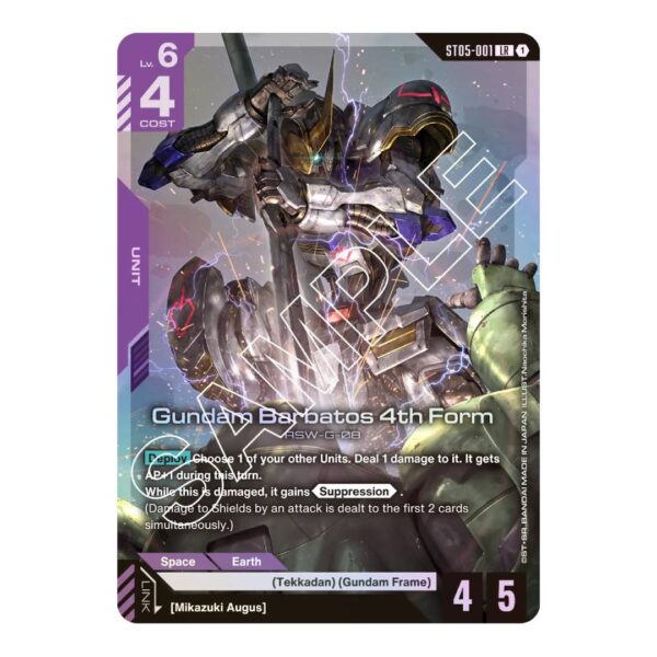 Gundam TCG Starter Deck: Iron-Blooded Orphans ST05 - Imagen 3
