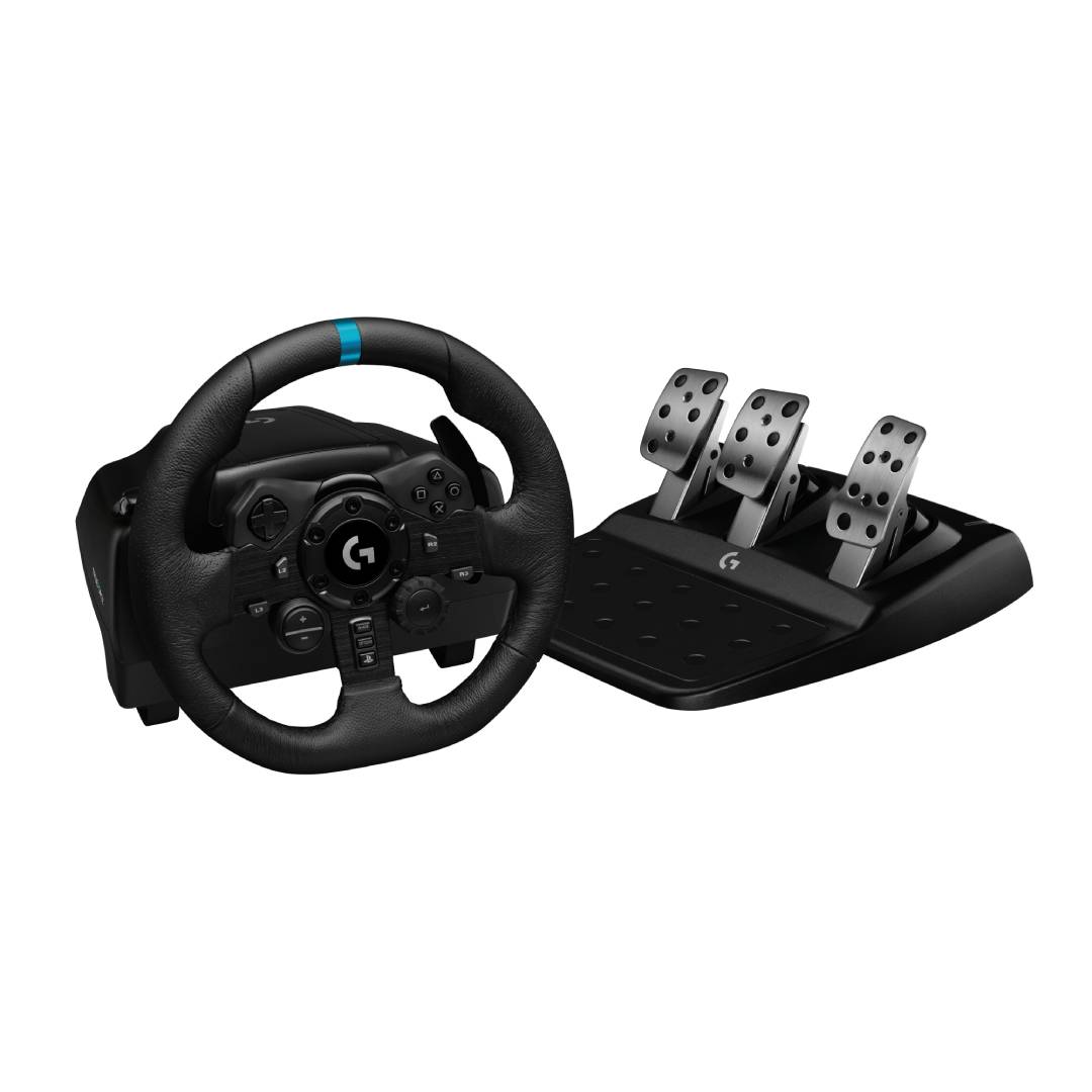 Volante Gamer c/ Pedales Logitech G923 Edición PS4