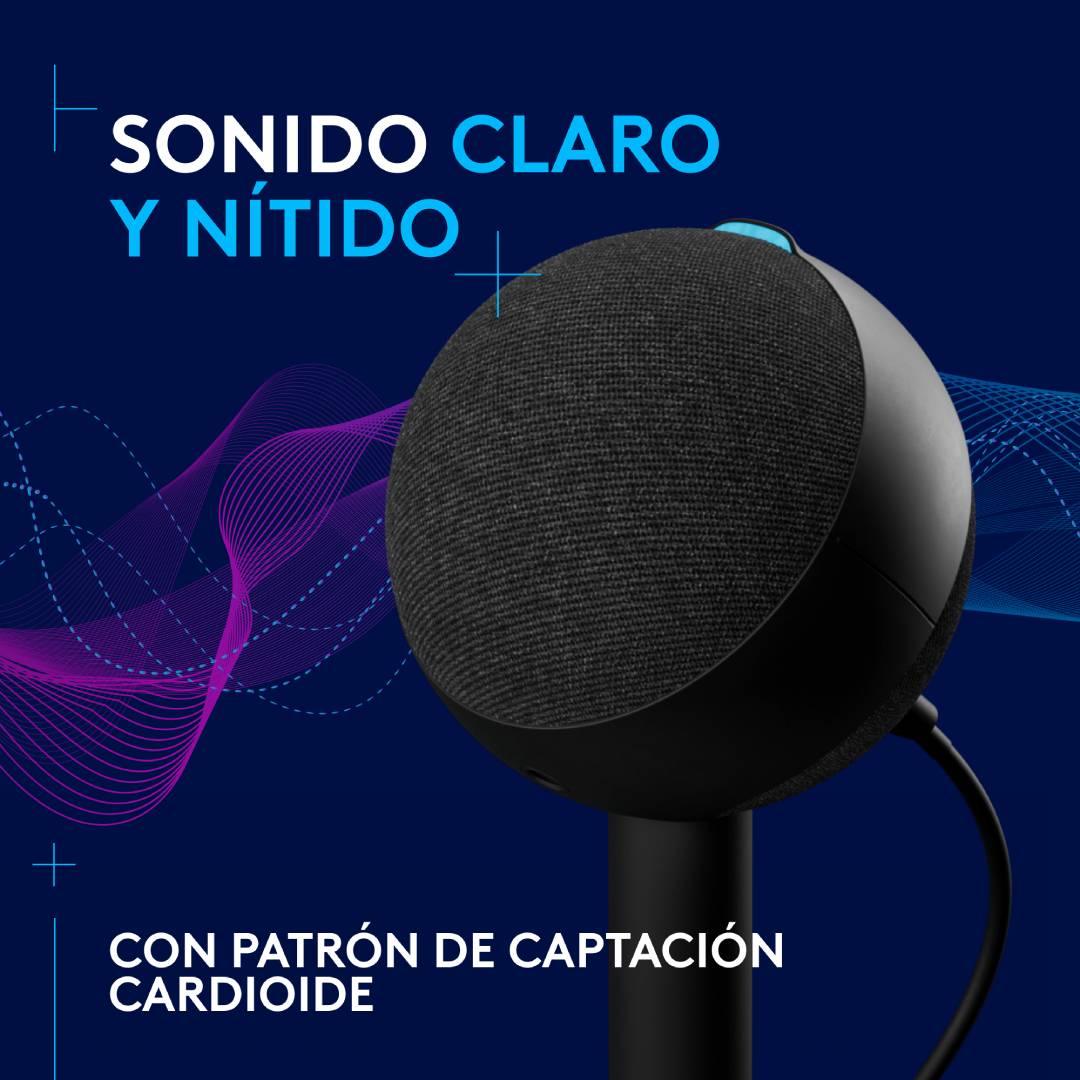 Microfono Profesional USB Logitech Yeti ORB - Imagen 3