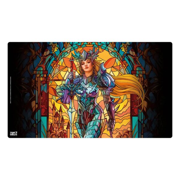 Playmat Topdeck Colección Vitrales - Paladín