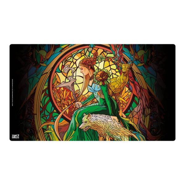 Playmat Topdeck Colección Vitrales - Druida