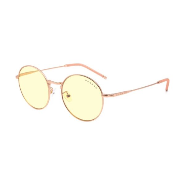 Lentes Gamer Gunnar Ellipse Rose Gold Amber