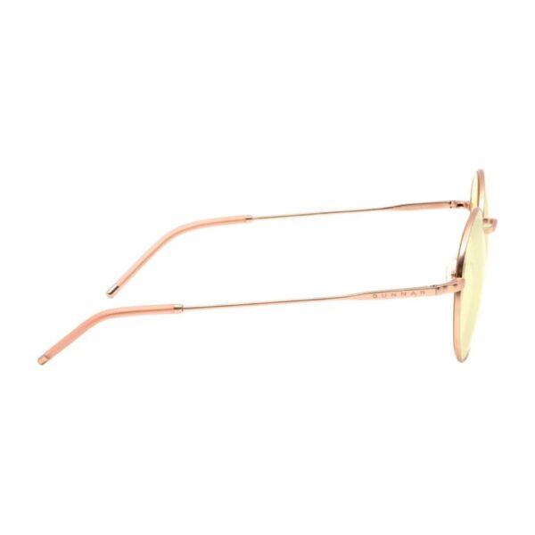 Lentes Gamer Gunnar Ellipse Rose Gold Amber - Imagen 3