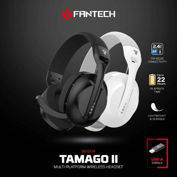 Audifonos In Fantech WHG04 TAMAGO II Black - Imagen 6