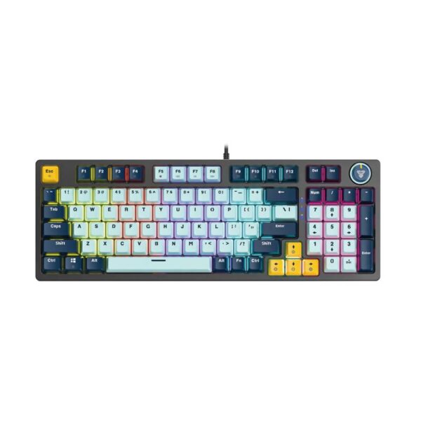 Teclado Fantech MK890V2 ATOM96 Mizu Edition SkyBlue Sw Blue