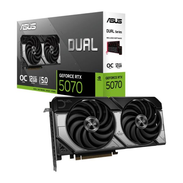 Tarjeta de Video ASUS Dual RTX 5070 12GB OC Edition PCIE 5.0