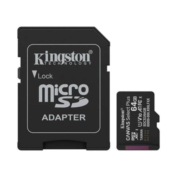 Memoria microSDXC Kingston Canvas Select Plus SDCS3/64GB