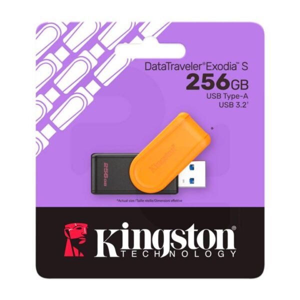 Pendrive Kingston DataTraveler Exodia S Orange 256GB - Imagen 2