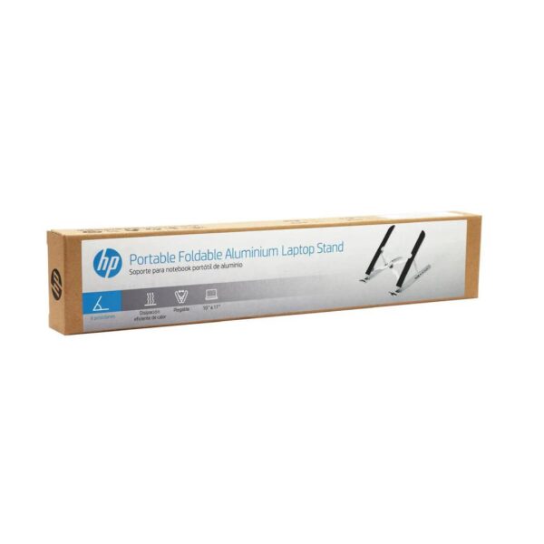 Soporte para Notebook HP ZJ10, Plegable, Aluminio, hasta 17" - Imagen 3