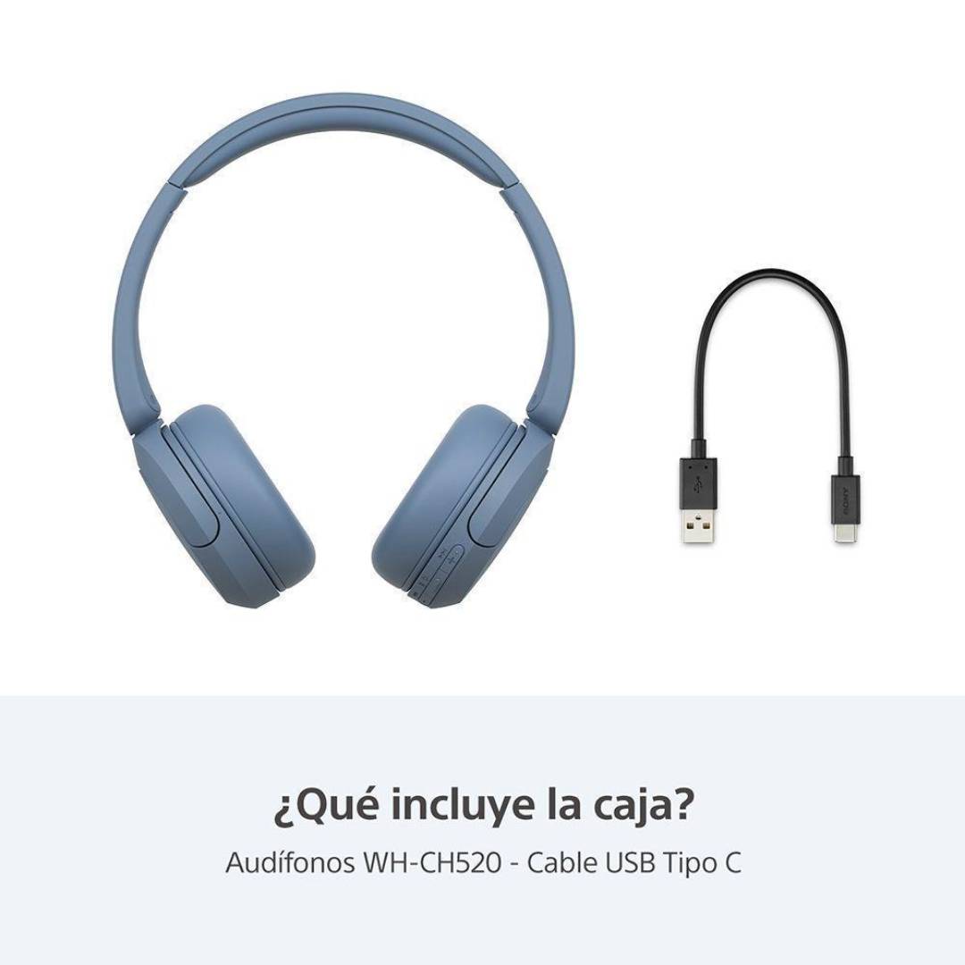 Audífonos Inalámbricos Sony WH-CH520 Azul - Imagen 4