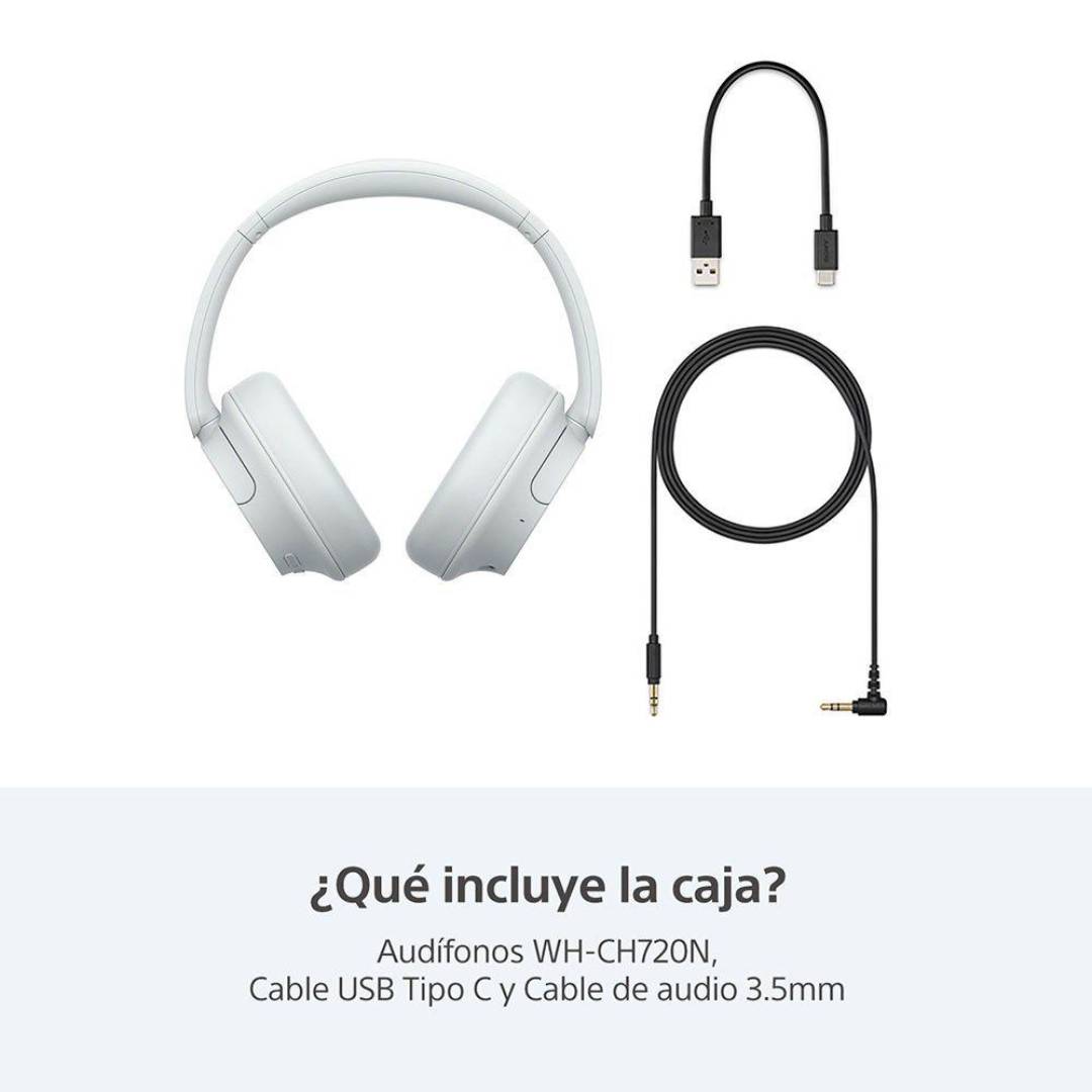 Audífonos Inalámbricos Sony WH-CH720N Blanco - Imagen 4