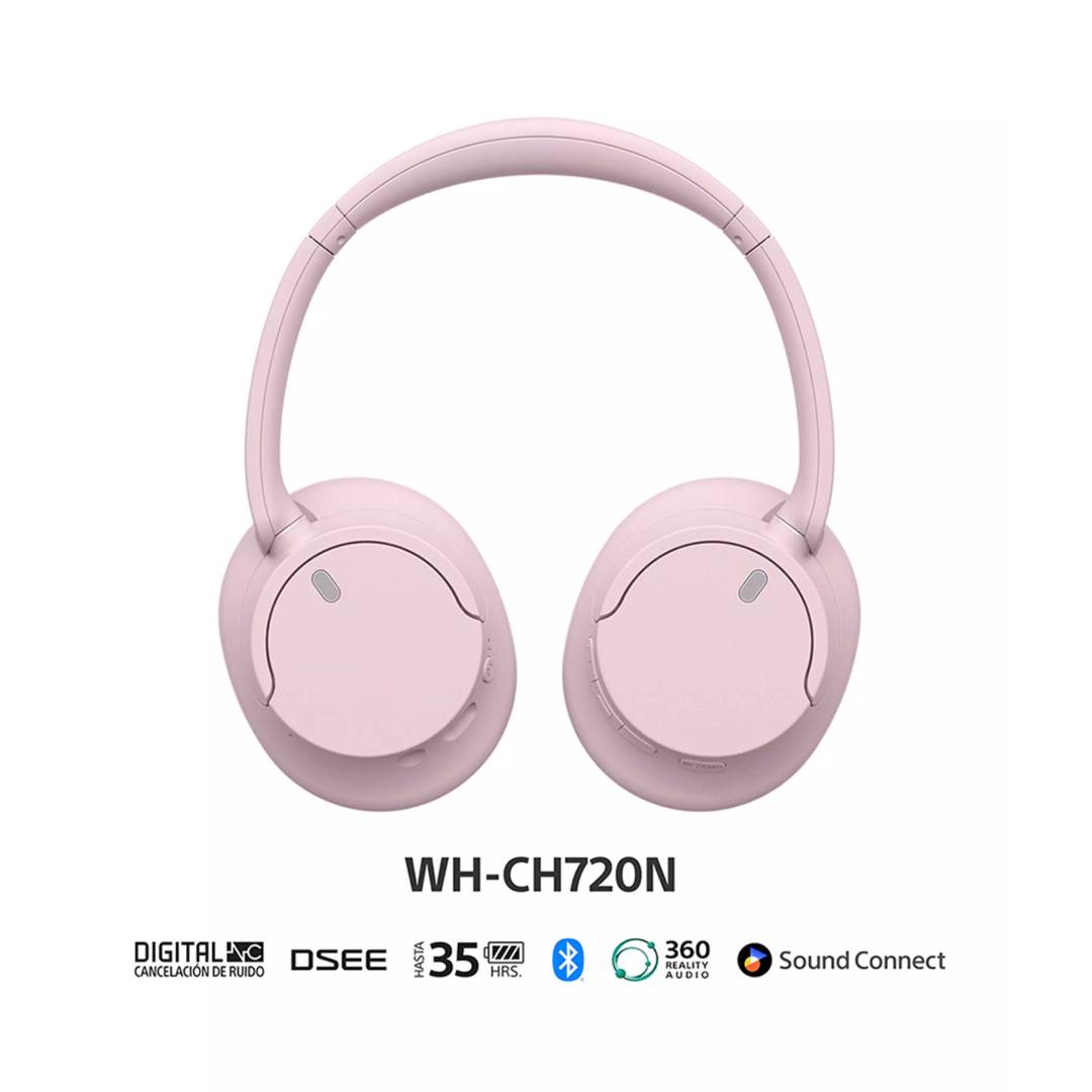 Audífonos Inalámbricos Sony WH-CH720N Rosado - Imagen 4