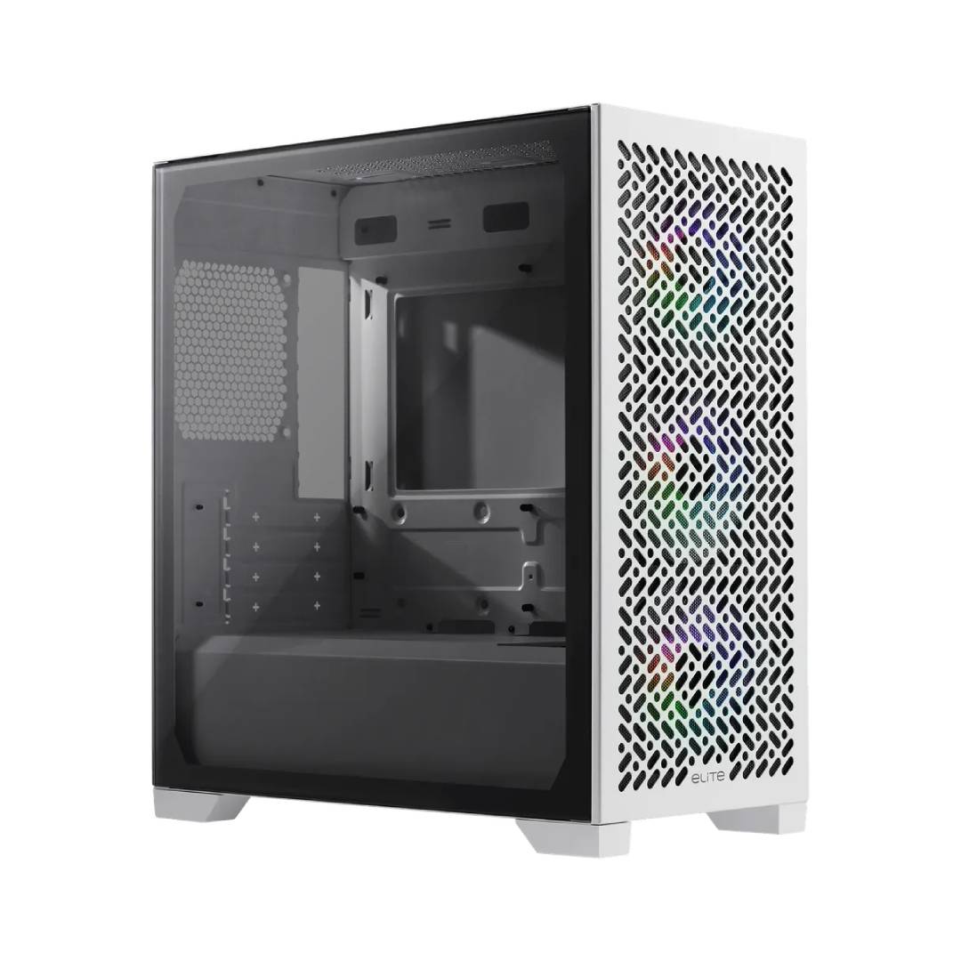 Gabinete Cooler Master Elite 302 ARGB Blanco
