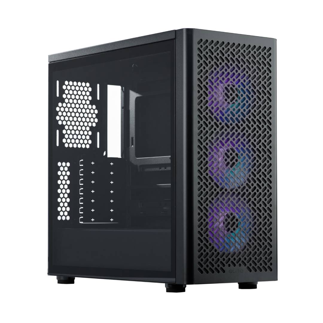 Gabinete Cooler Master Elite 502 ARGB ATX Mid-Tower Negro