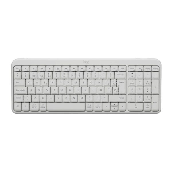 Teclado Compacto Logitech K250 Bluetooth Blanco